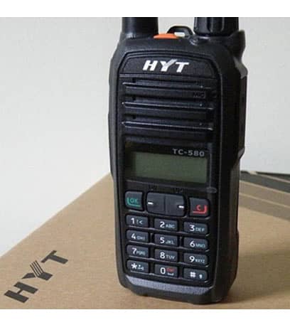 New HYT TC 580 Walkie Talkie Professional Two way Wide Band Radio 1Pcs 1