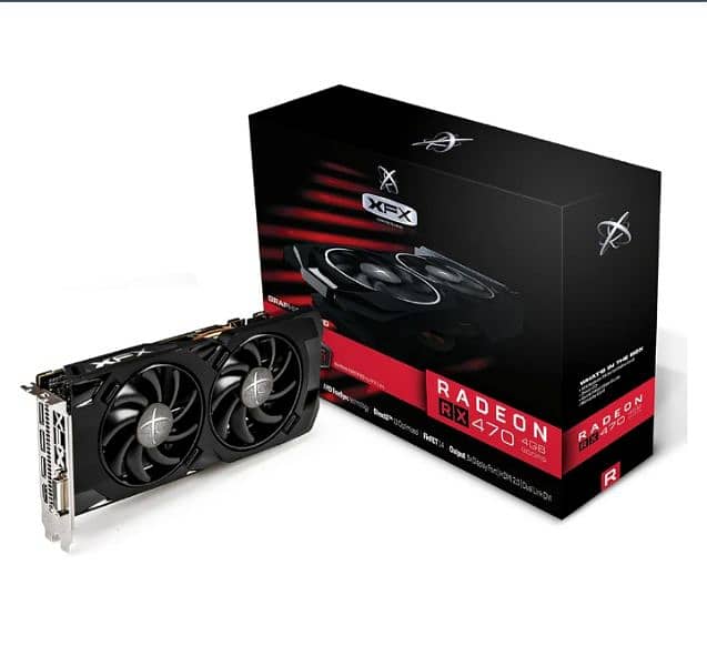 Xfx Rs Rx470 Black edition Dual Fan 1