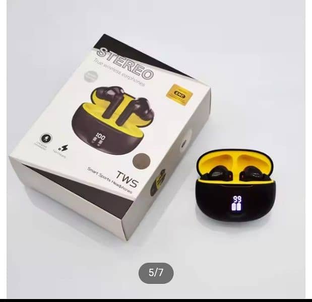 Airbuds Pro [2nd Generation] [BOX PACK] Black And  White color avail 3