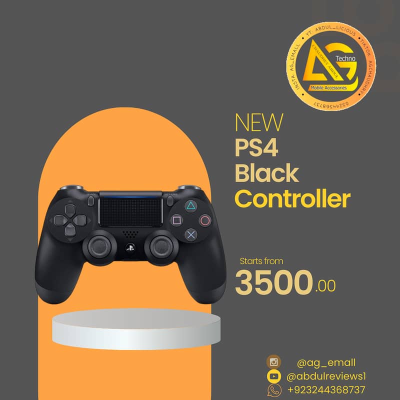 Ps4 Controller Black Color / Cash ON Delivery All over Pakistan 0