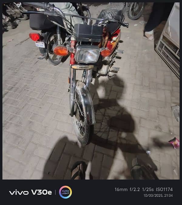 Honda cg 125 Karachi number 1