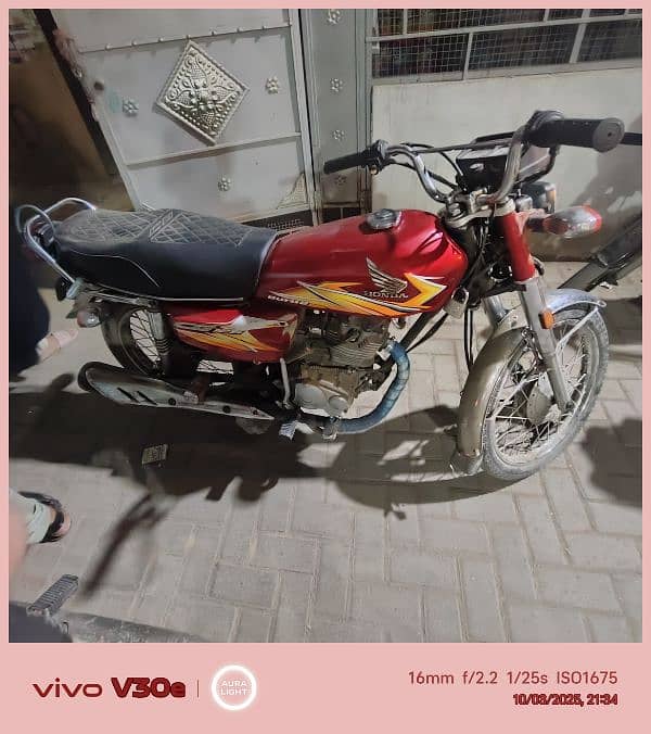 Honda cg 125 Karachi number 2