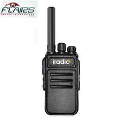 Iradio Walkie talkies V260 Two way radio, Long Range Wireless Set 2Pcs