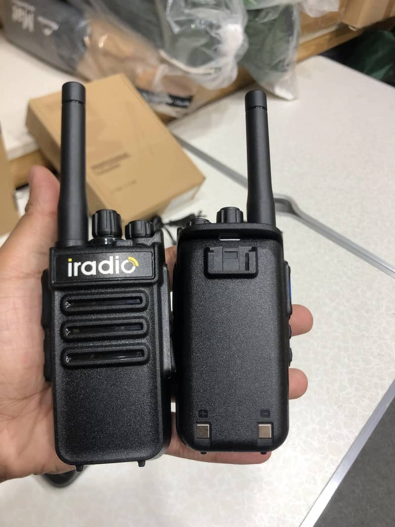 Iradio Walkie talkies V260 Two way radio, Long Range Wireless Set 2Pcs 5