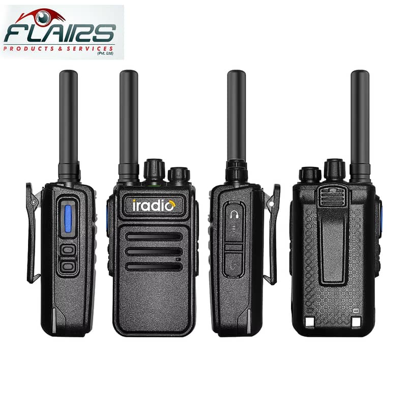 Iradio Walkie talkies V260 Two way radio, Long Range Wireless Set 2Pcs 17