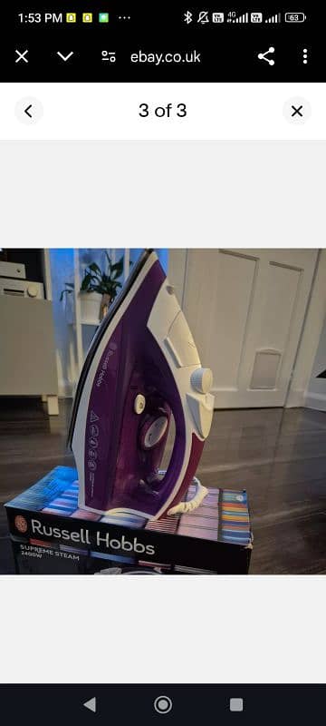 Russell Hobbs Supreme Steam Iron 5