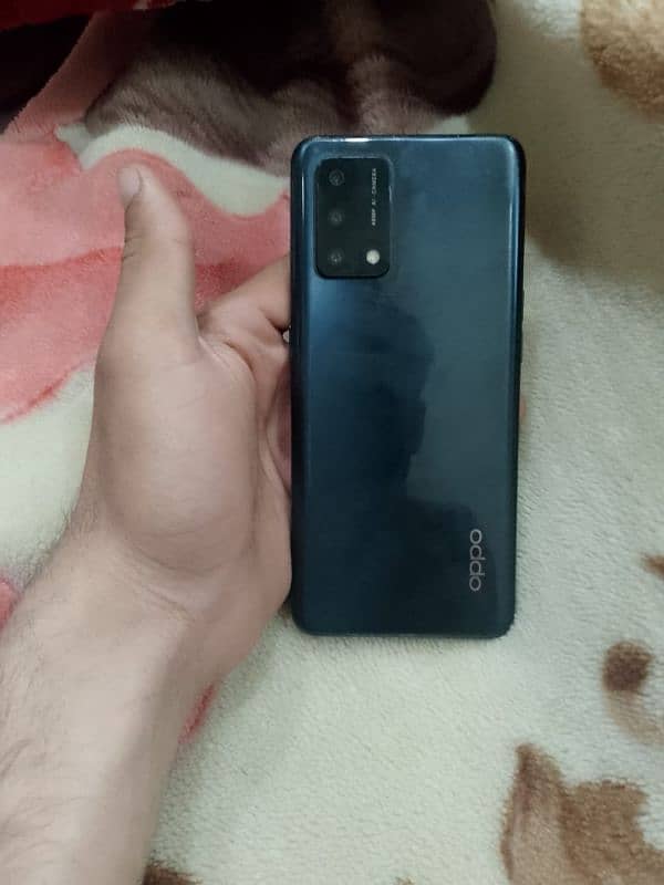 oppo F19 with original box charger 1