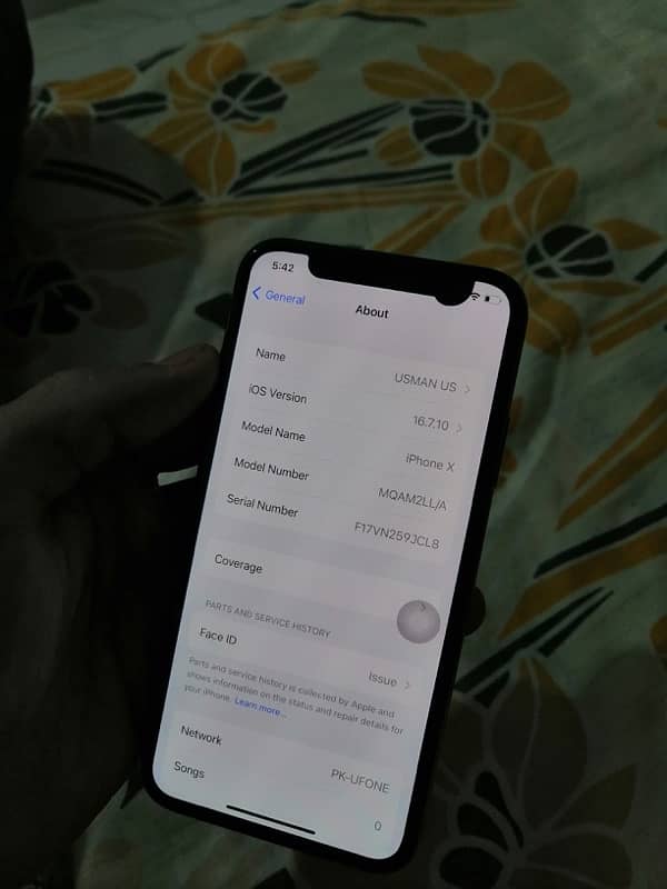 iPhone X pta 256GB 0