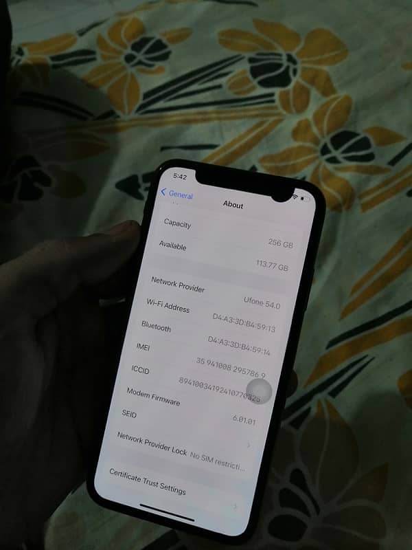 iPhone X pta 256GB 8