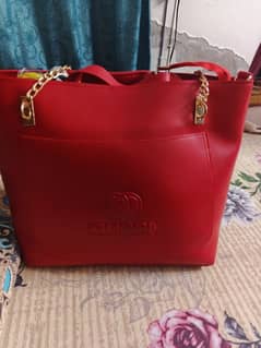 red Gucci bag