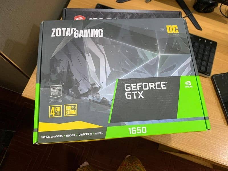 Zotac GTX 1650 4 GB, GDDR6 1