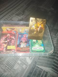 pokemon golden card and Dragon Ball card