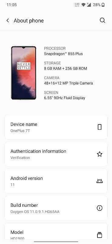 One plus 7t for sale 1