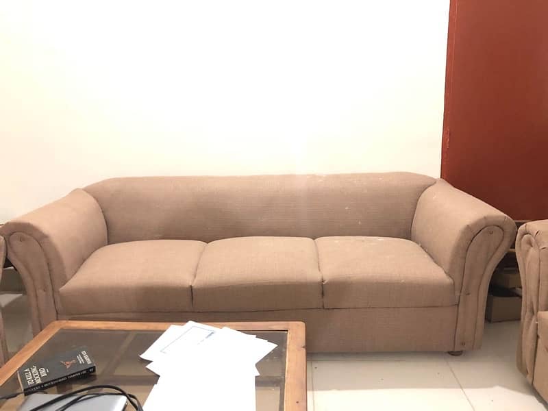 4 piece sofa set (beige) 3