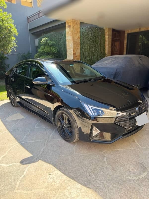 Hyundai Elantra GLS Black Colour 2021 100% Original Body 2