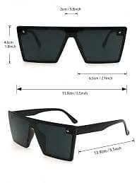 Sunglasses Square Frame with Side Retro Frame For Man & Woman 3