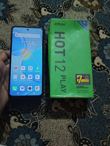 Infinix Hot 12 Play 4+3 Gb Ram 64 GB Rom 0