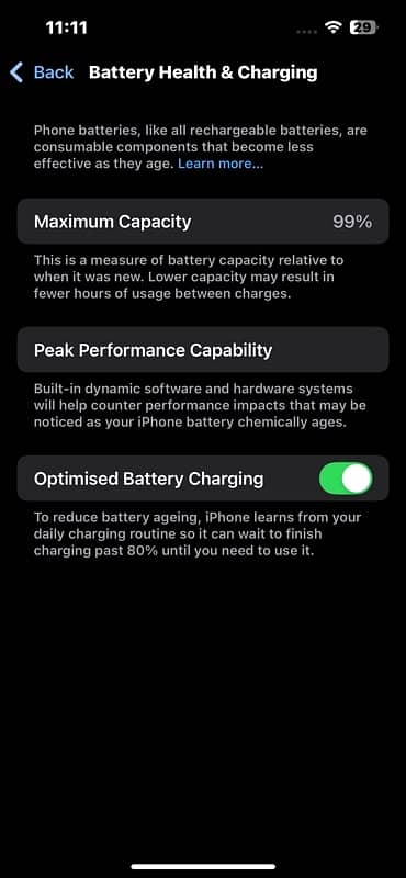 Iphone 13Jv 99percent Battery Health 6