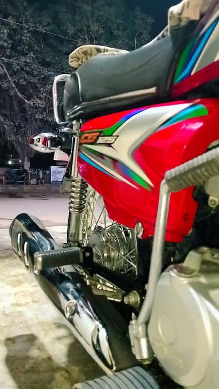 Urgent Sale Honda CG125 2023 Karachi Number 9