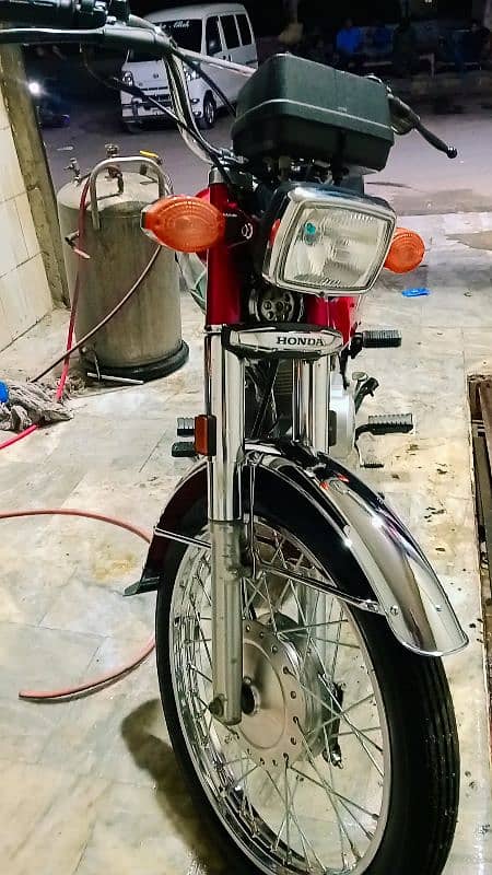 Urgent Sale Honda CG125 2023 Karachi Number 11