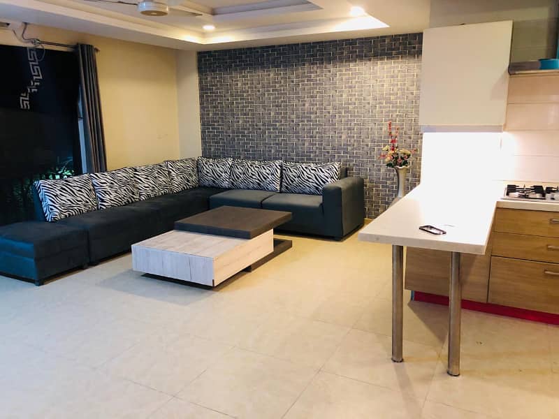 Height 1 Furnished one bedroom flat for rent in Height 1 bahria town Rawalpindi. 12