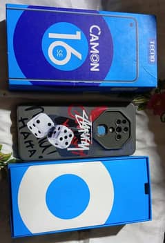 Tecno camon 16se for sale 6GB 128GB with box 48MP camera