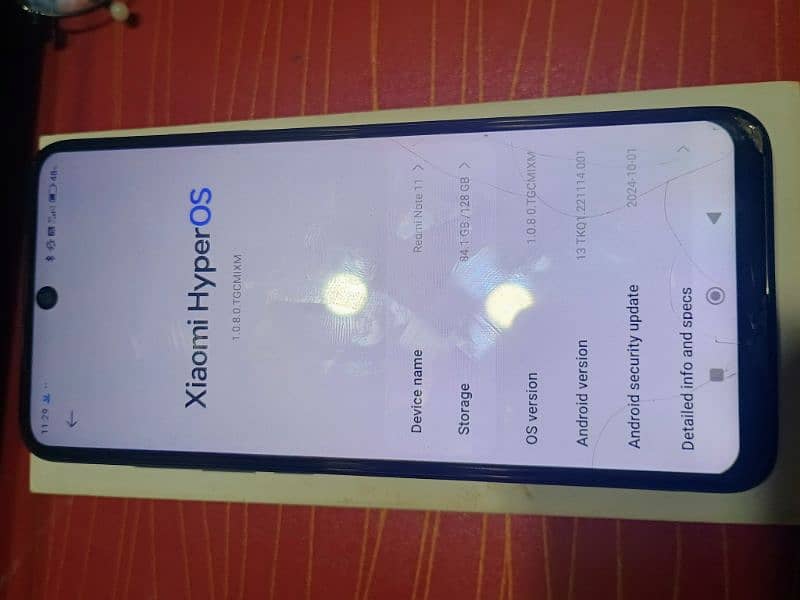 Redmi note 11 (6 128) condition 10by7 panal toota hy 4