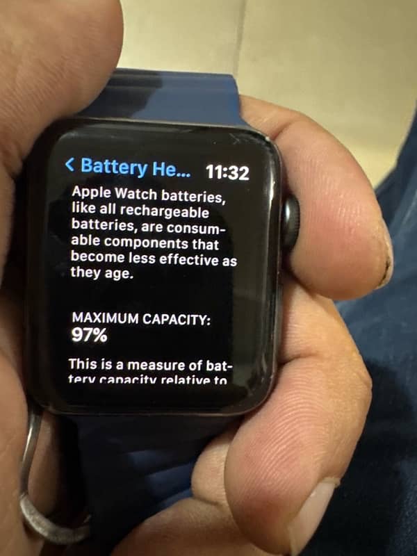 Apple Watch series 3 battery halth 97 4