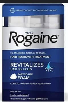 Brand New 2 bottles of Rogaine foam. Made in USA.