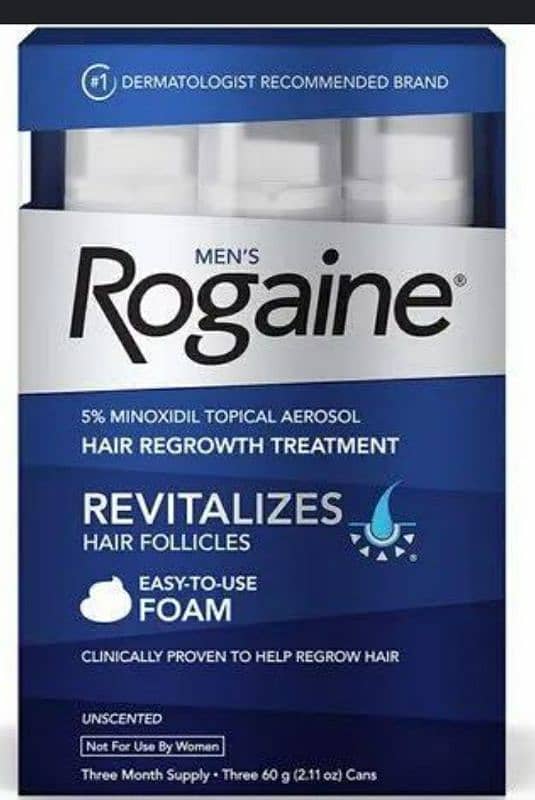 Brand New 2 bottles of Rogaine foam. Made in USA. 0