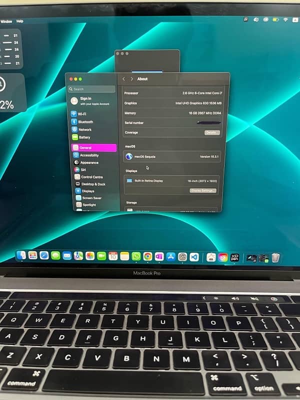 Macbook pro 2019 16inch 1TB SSD Core i7 16Gb Ram 4GB Graphics Card 3