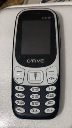 G FIVE KEYPAD PHONE ONLY SCREEN CRACK