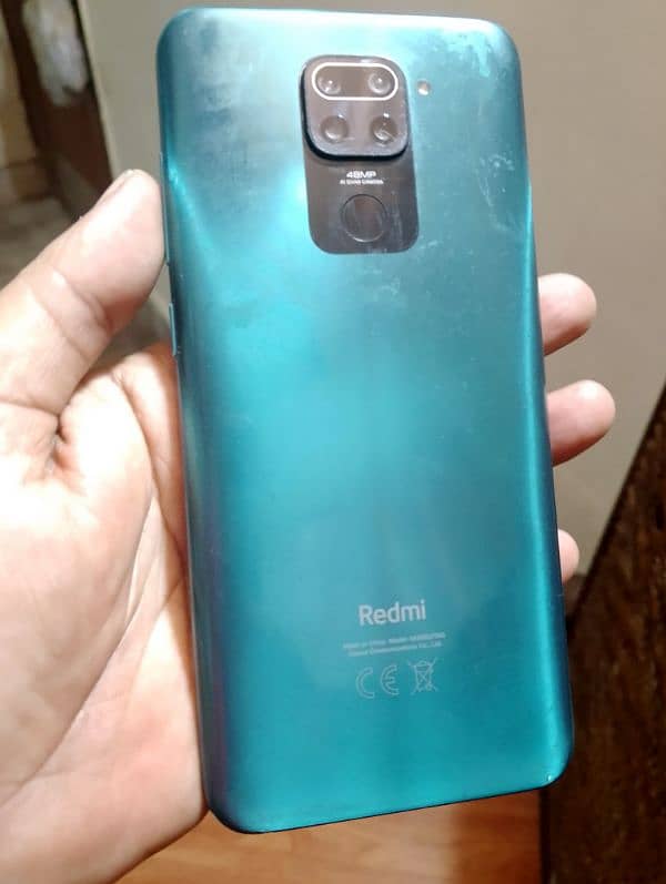 Redmi Note 9 4gb ram 128 room non pta alli sim working only mobil 1