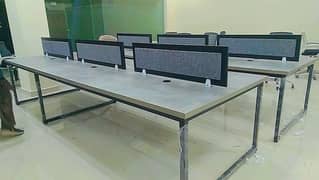 Size 8x4 Workstation Table For 6 Person Rs24500