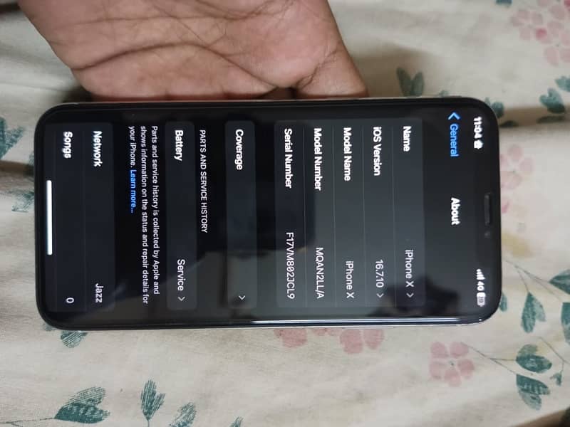 Iphone X 256gb PTA approved 6