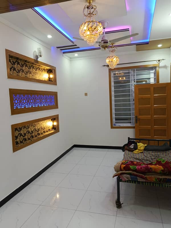 Beautiful 8 marla Double story house for rent in airport Housing Society Sector 1 near Express Highway 1