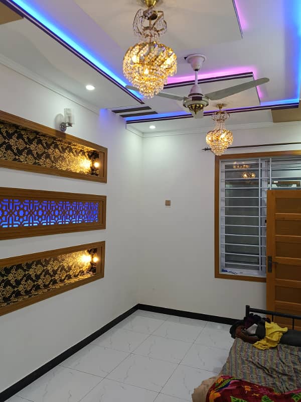 Beautiful 8 marla Double story house for rent in airport Housing Society Sector 1 near Express Highway 5