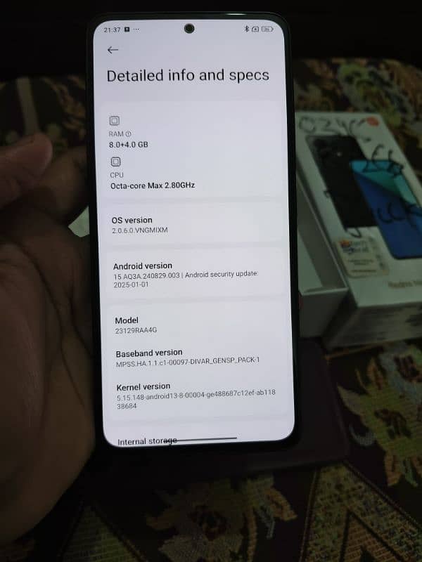 Redmi Note 13 8+4/256gb With Complete Box 2