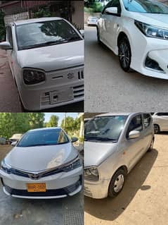 Corolla 1.6 & Alto VXL new model / rent a car / car services / Karachi