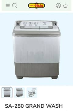 Super Asia washing machine washer+dryer