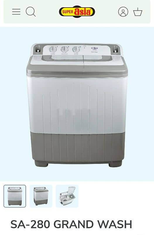 Super Asia washing machine washer+dryer 0