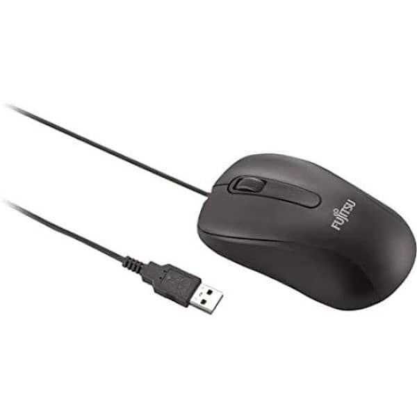 Fujitsu USB Wired Optical Mouse is ideal for office, home 2