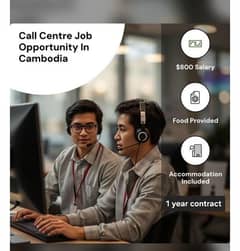 CALL CENTRE AND TYPING JOBS AVAILABLE IN COMBODIA COUNTRY IN ASIA  . .