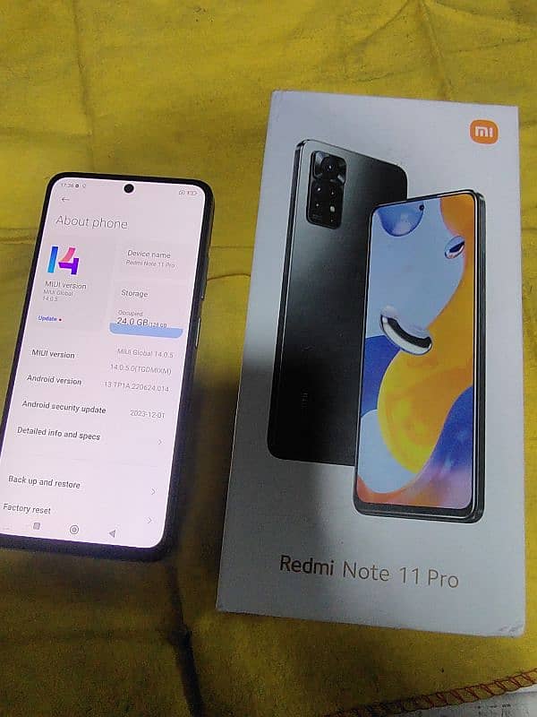 Redmi note 11 pro 8gb ram 11