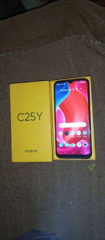 realme c25y . RMA 4/64glass change 4