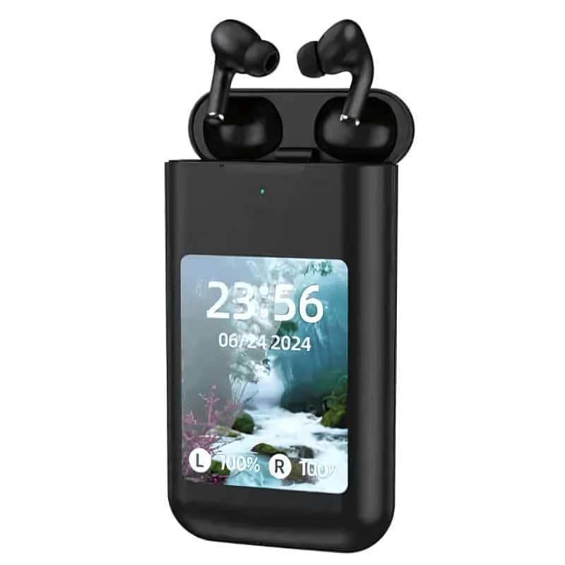 TF20 Box 3in1 Earbuds With Power Bank & Multimedia Display 0