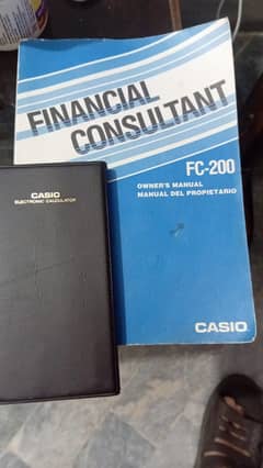 Casio financial calculator