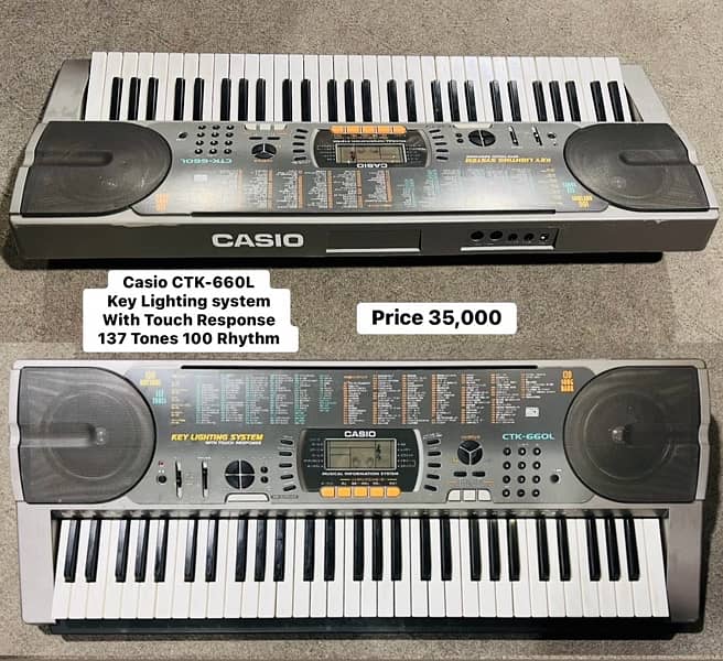 Yamaha Psr-650 Keyboard Casio Piano Guitar Bass Electric Ukulele 9