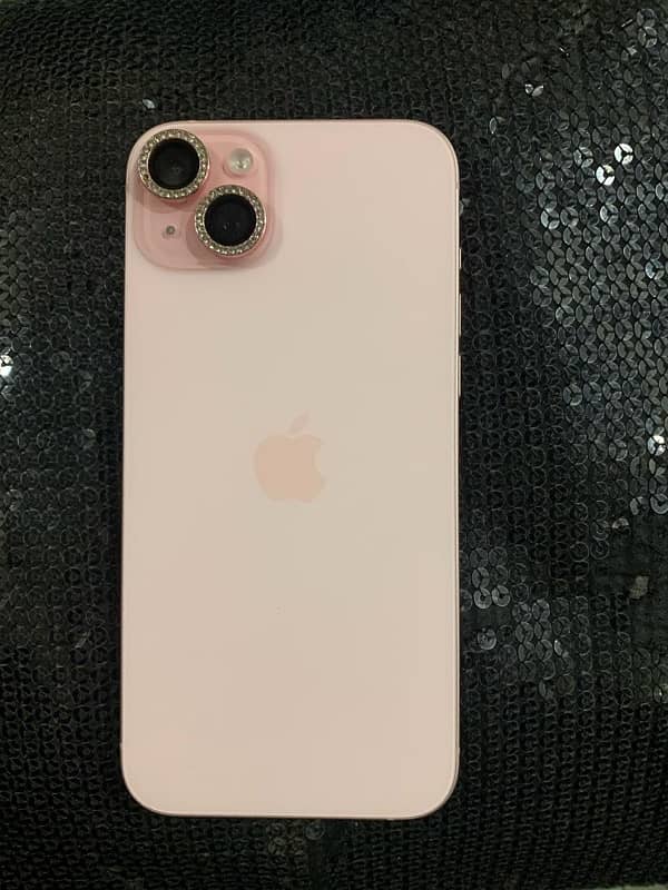 iPhone 15 plus 128gb jv pink color with box 0