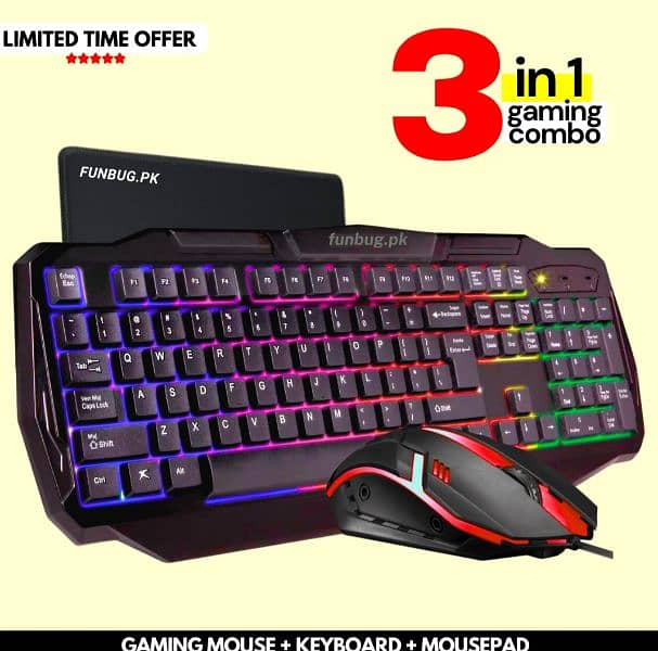 RGB wireless gaming keyboard 0